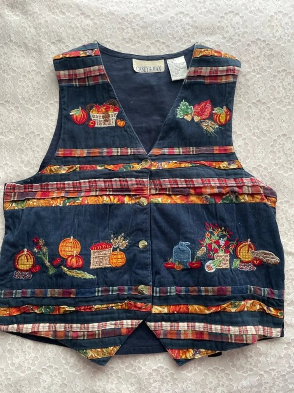 thanksgiving fall vest